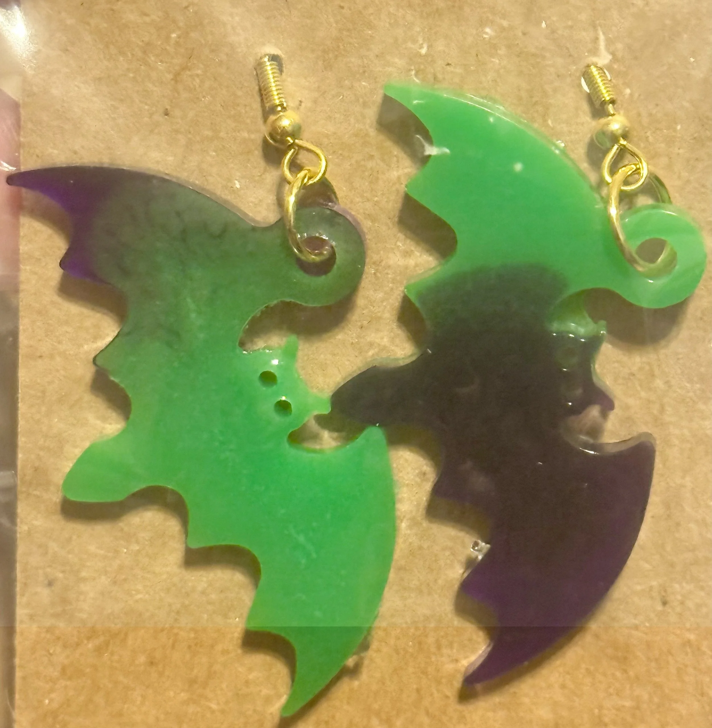 Bat Statement Earrings