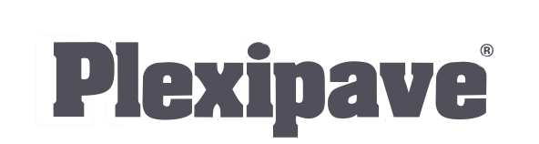Plexipave logo in black with stylized text