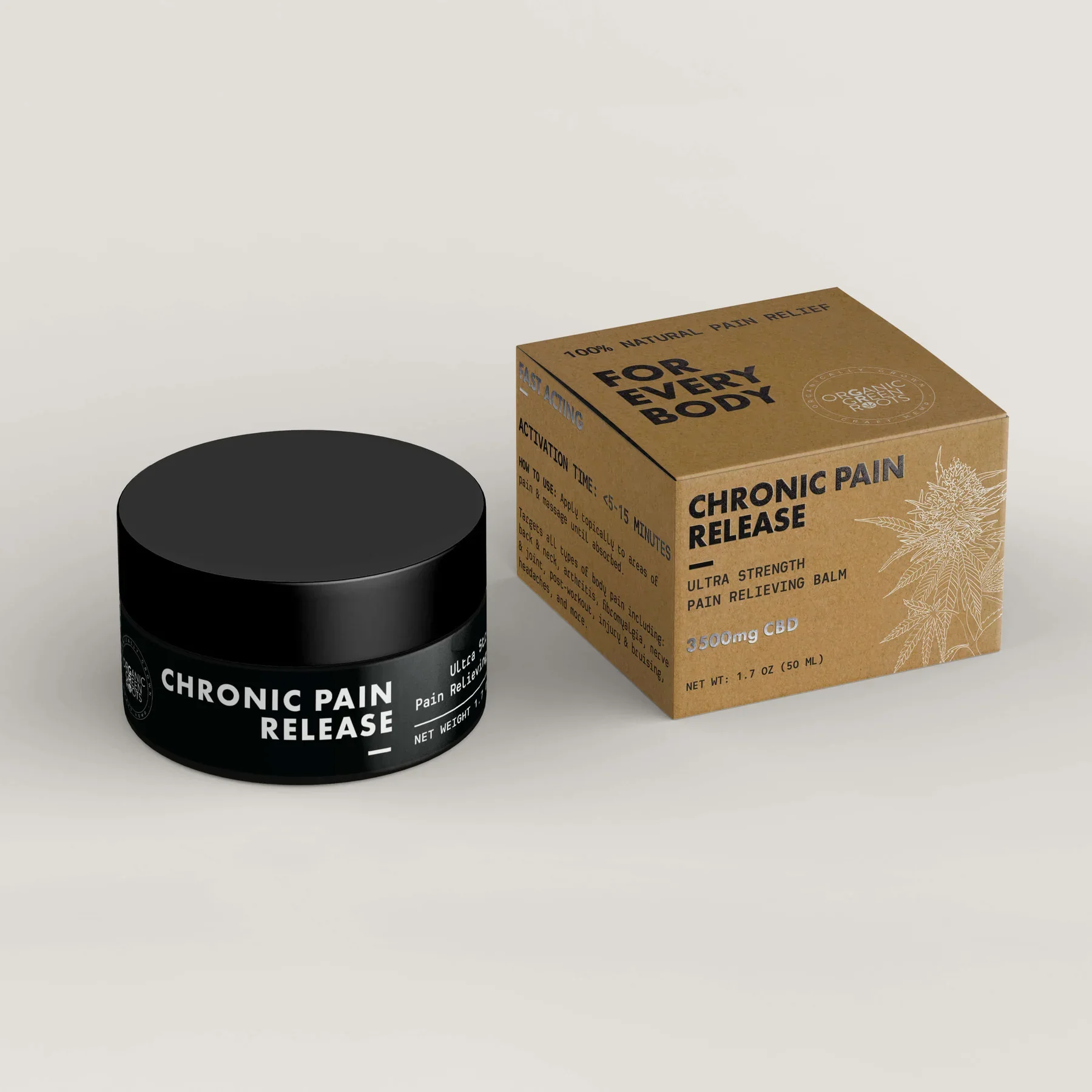 OGR CBD/CGB Chronic Pain Balm 0.5oz