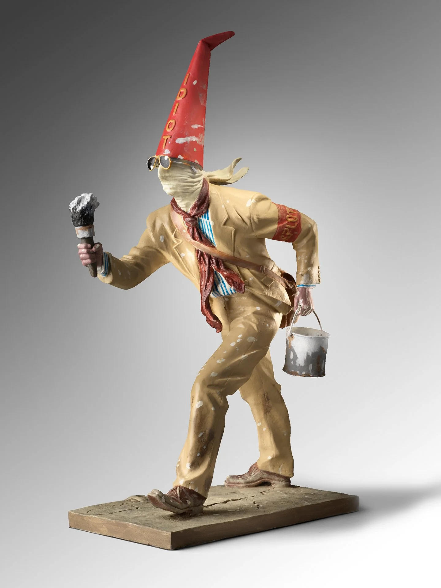 Splotcher Maquette, Bronze with colour