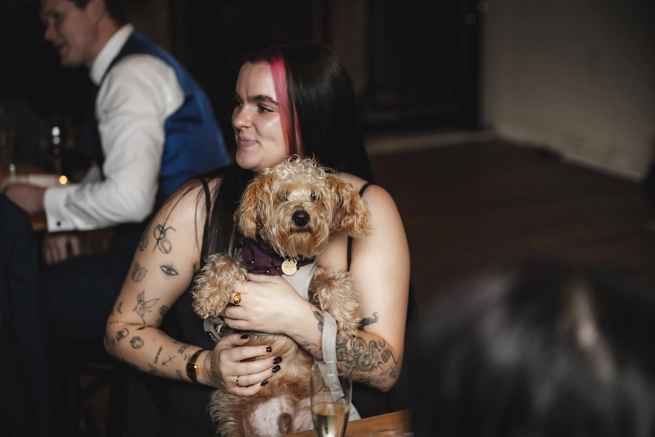 leicestershire-wedding-guest-and-her-dog.jpg
