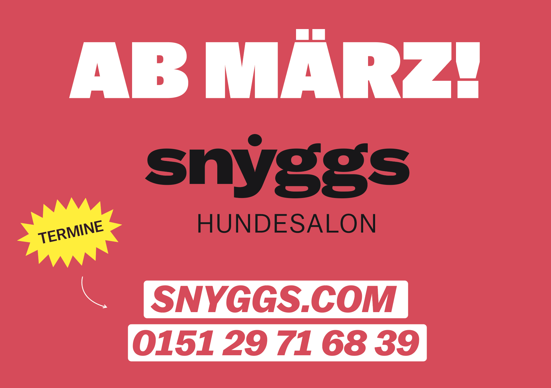 Es ist soweit: snyggs kommt nach Hürth! 🐾