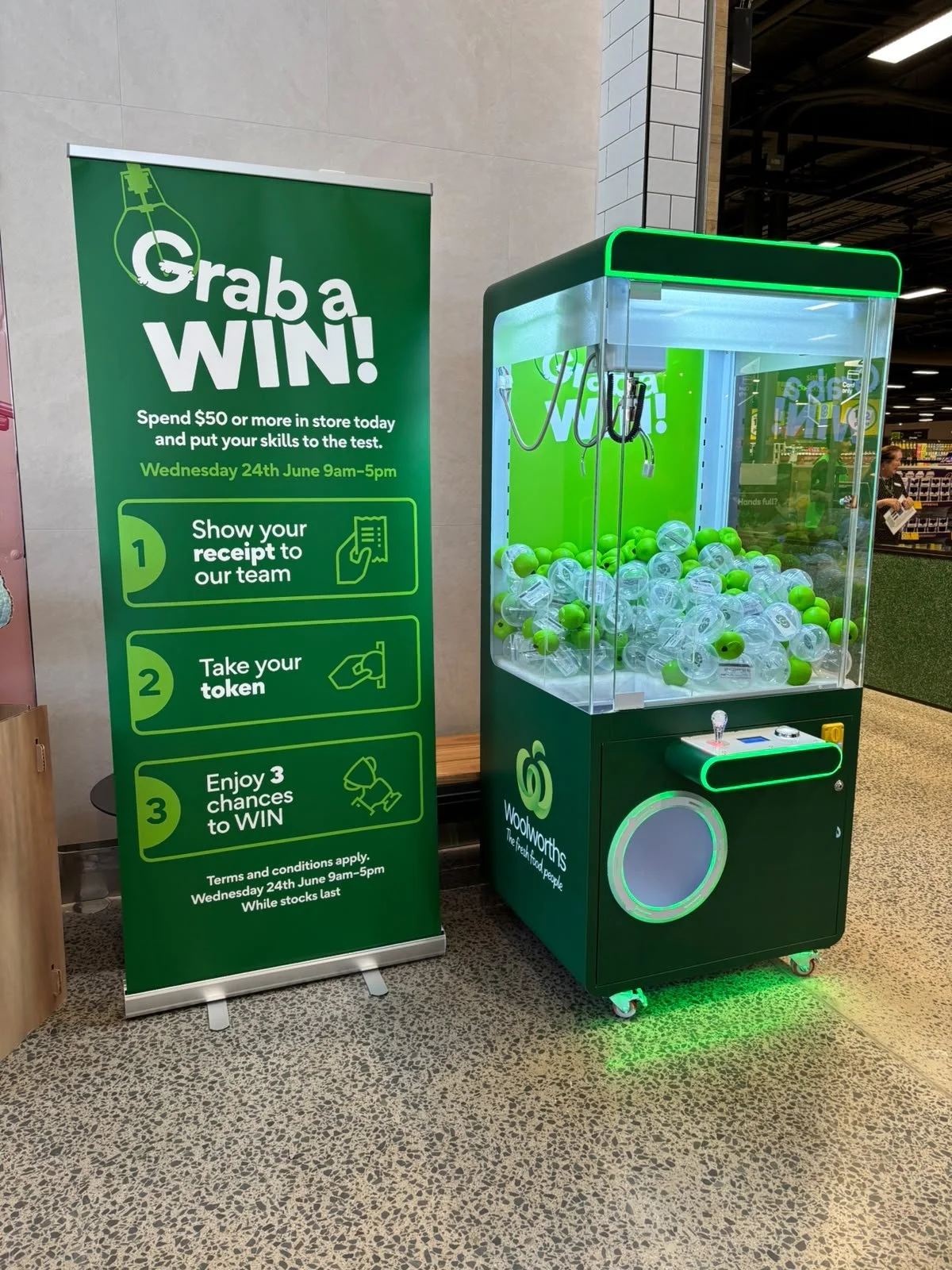 Large Claw Machine Full Wrap - Woolworths.jpeg