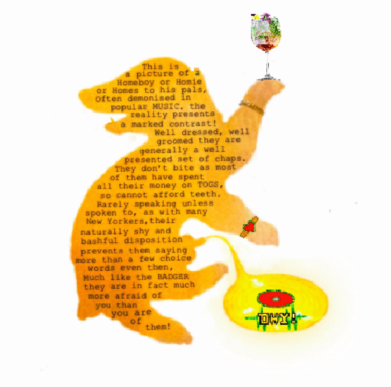 Illustration of a Howlin' Badger