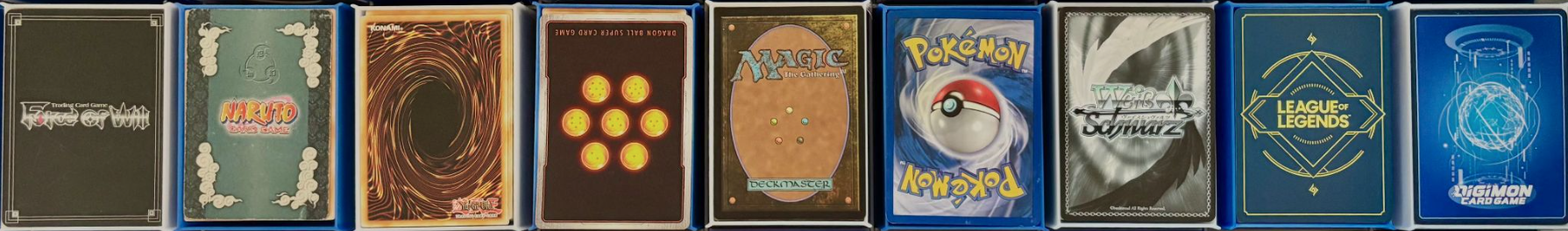 TCG Cardbacks of Magic: The Gathering, Dragon Ball, Schwarz Weis, Digimon  Force of Will, Naruto TCG, Yu-Gi-Oh! TCG, Pokemon, Riftbound, one Piece TCG