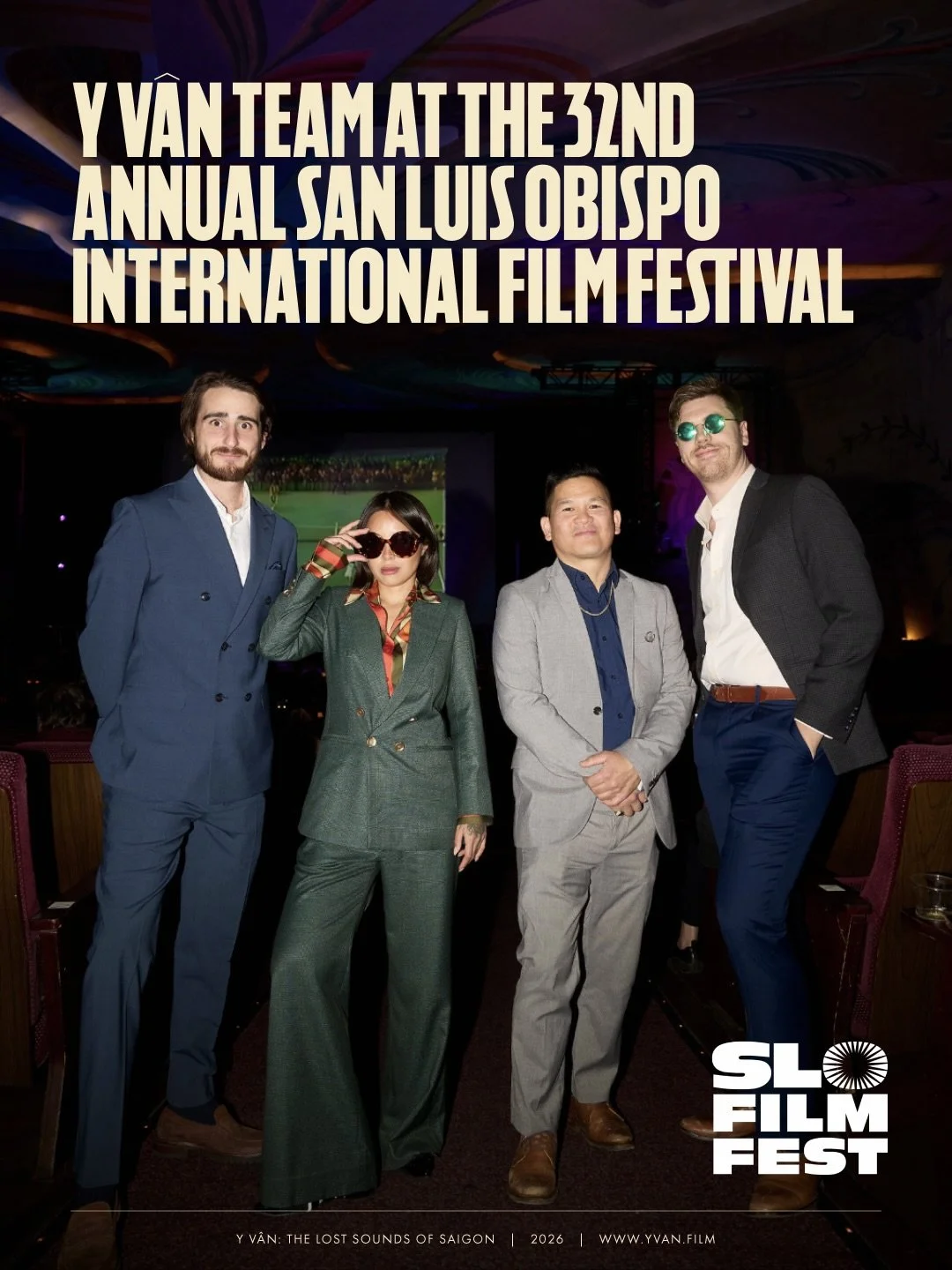 Thank you @slofilmfest for an amazing California premiere. We felt beyond seen and welcomed into this robust community of filmmakers and cinephiles. 

Thank you to all the festival programmers and sponsors for your support. We can&rsquo;t wait to ret