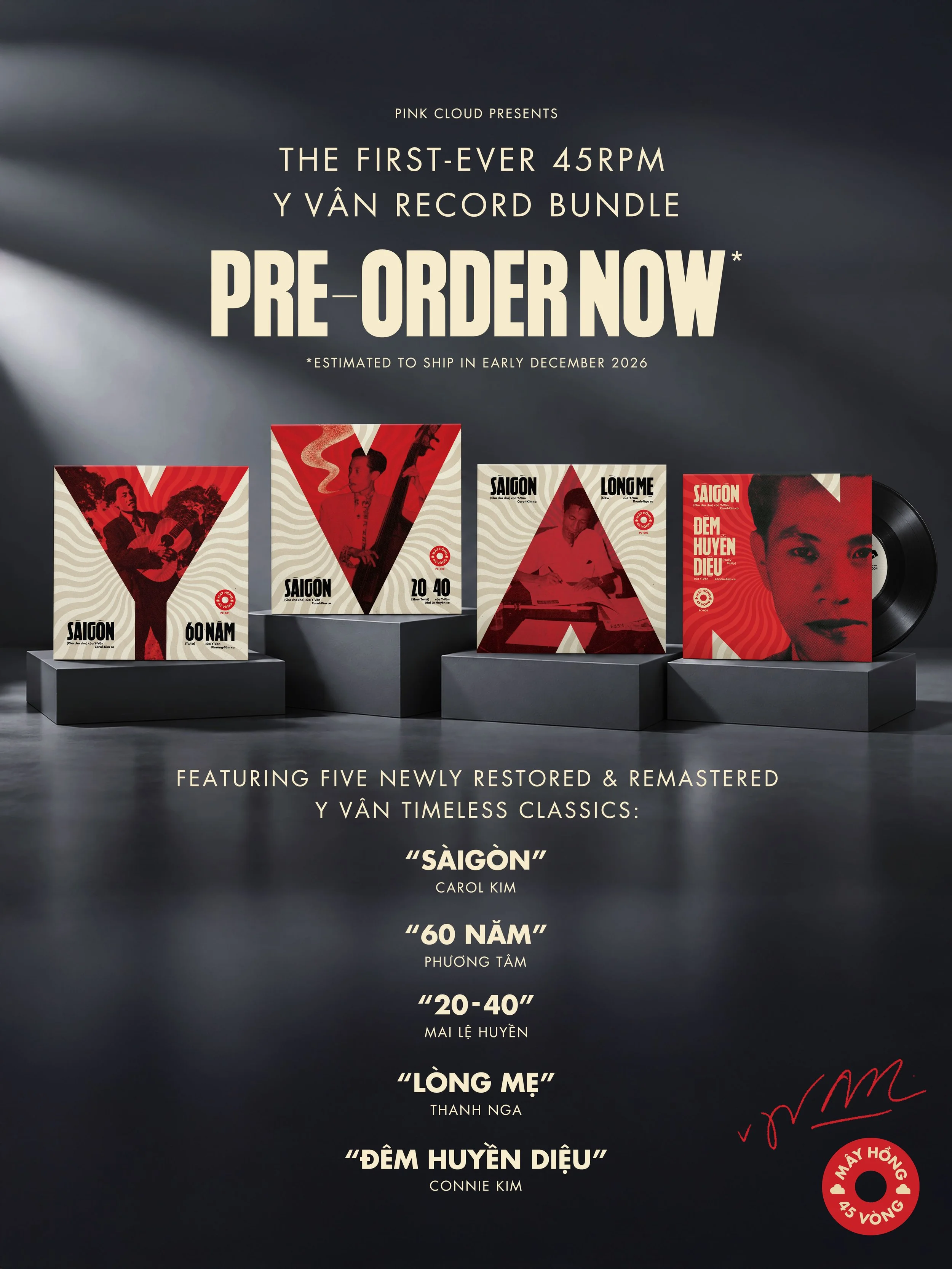 Y Vân 45 RPM Record Bundle | PREORDER