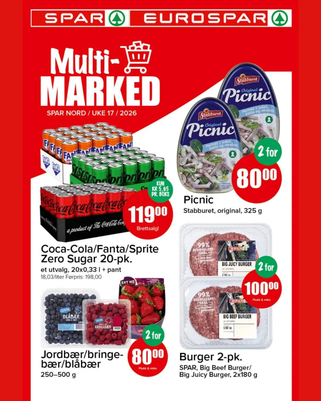 💚 KRONEMARKED 💛

Hos @eurospar_bodo finner du n&aring; masse varer til superpriser 🙌

👉 Sjekk tilbudene i ukens kundeavis:
https://cdn.sanity.io/files/we3sp607/production/62fabe262a0405dc413ac97bd80e224fa050d155.pdf

📍 Trekanten kj&oslash;pesent