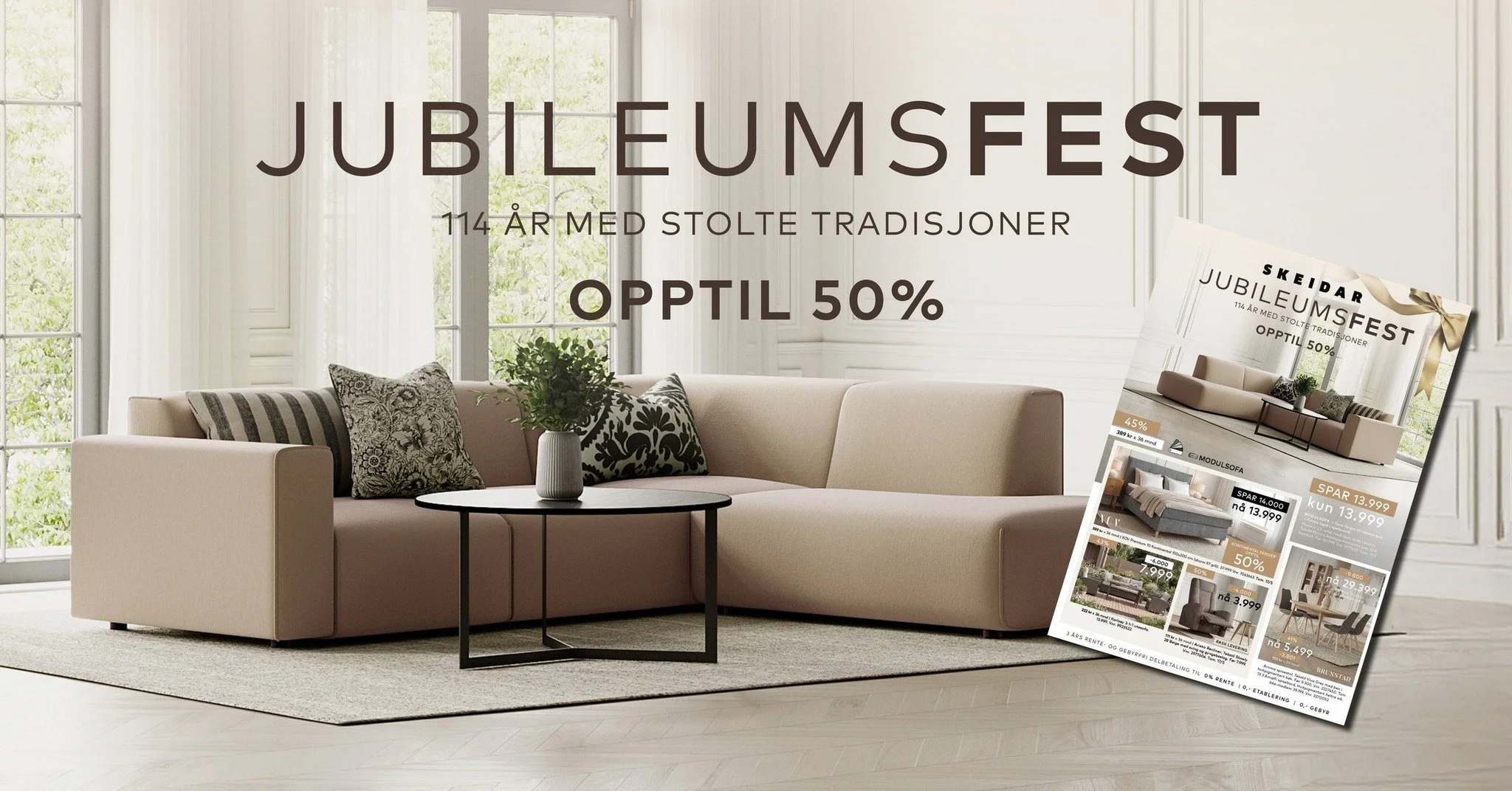 💥 GJ&Oslash;R ET KUPP HOS SKEIDAR! 💥

Dr&oslash;mmer du om &aring; fornye hjemmet? N&aring; har Skeidar knallgode tilbud du ikke vil g&aring; glipp av 🤩

👉 Store rabatter p&aring; sofaer, senger, spisebord og interi&oslash;r
👉 Perfekt tidspunkt 