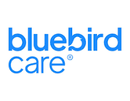 Bluebird Care logo in blue text on a white background