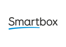 Smartbox logo with the word 'Smartbox' and a blue underline.