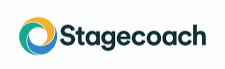 Stagecoach logo with blue, green, yellow, and teal colors.