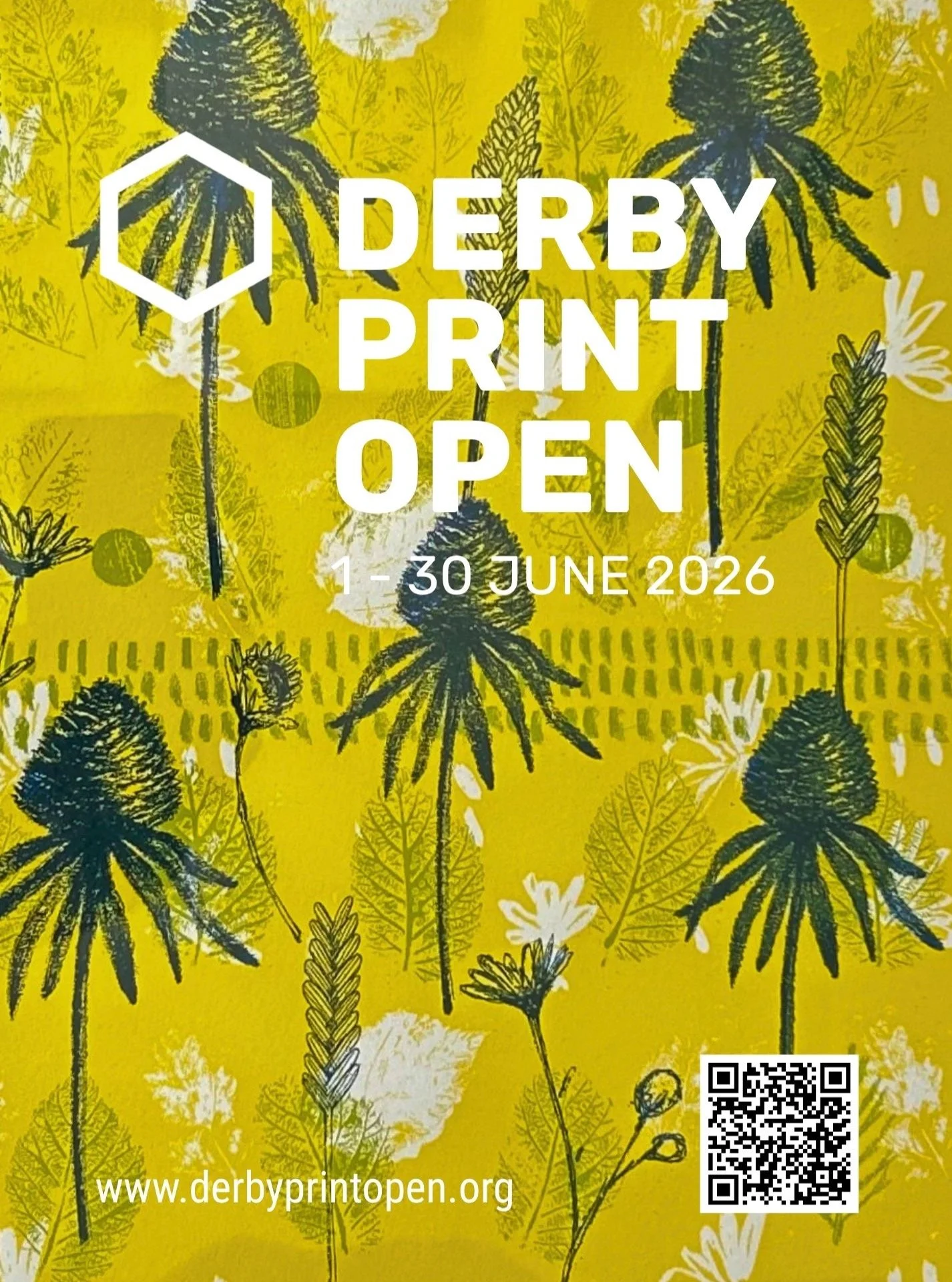 I've kept this one a bit quiet, I'm not sure why, but there's been a lot being going on. But I am very pleased to be part of this years Derby Print Open @derbyprintopen 
 I have been an avid printmaker over the years, in particular screen printing. M