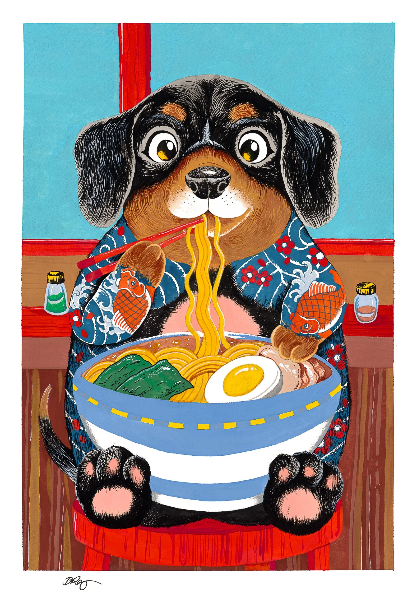 Darcie Kapor “Homer’s Noodle House”