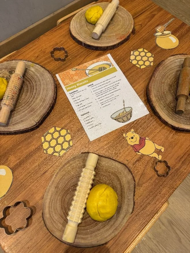 🍯 Activities on offer in all rooms today for 'Winnie the Pooh Day'. 🍯