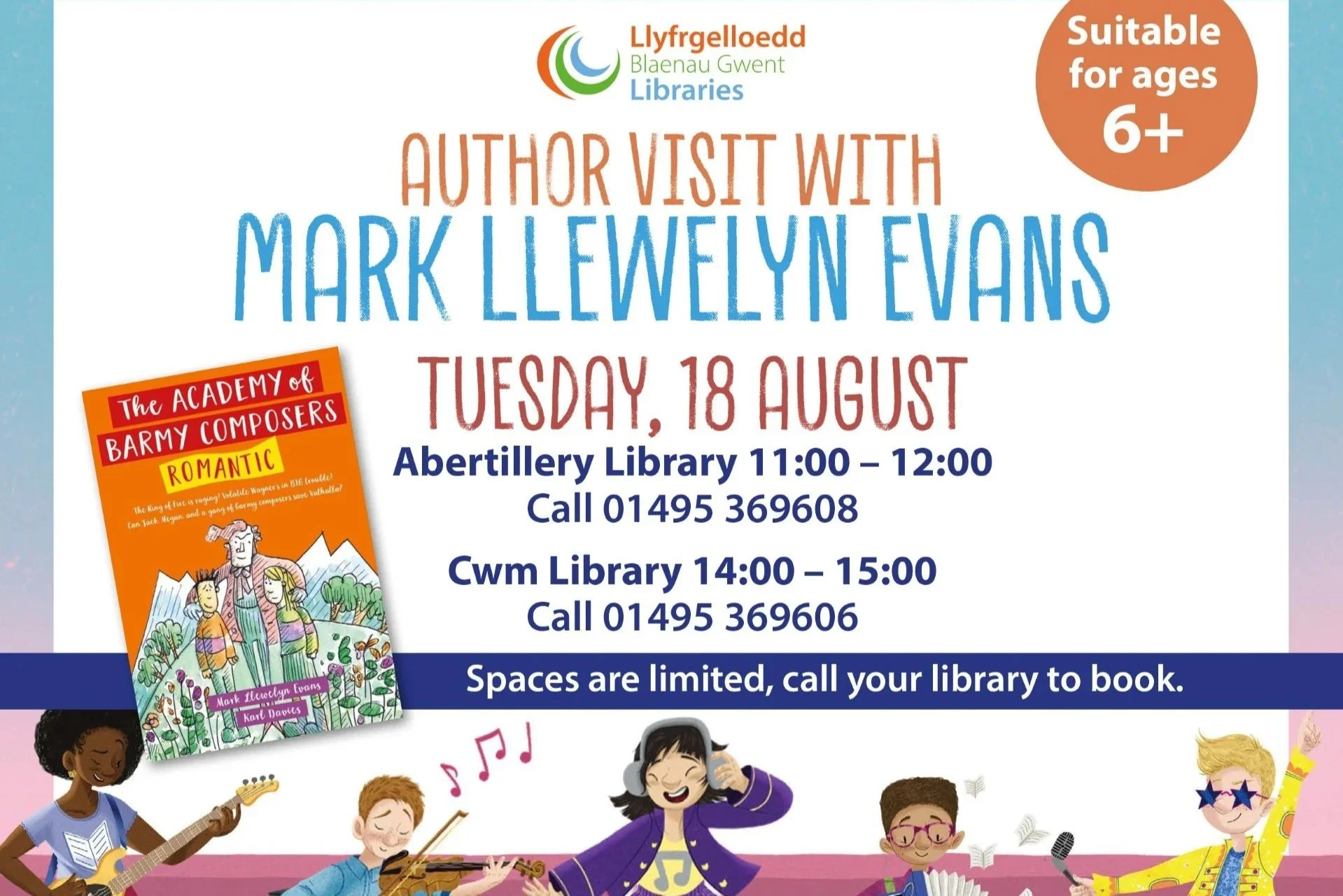 Author Visit with Mark Llewelyn Evans