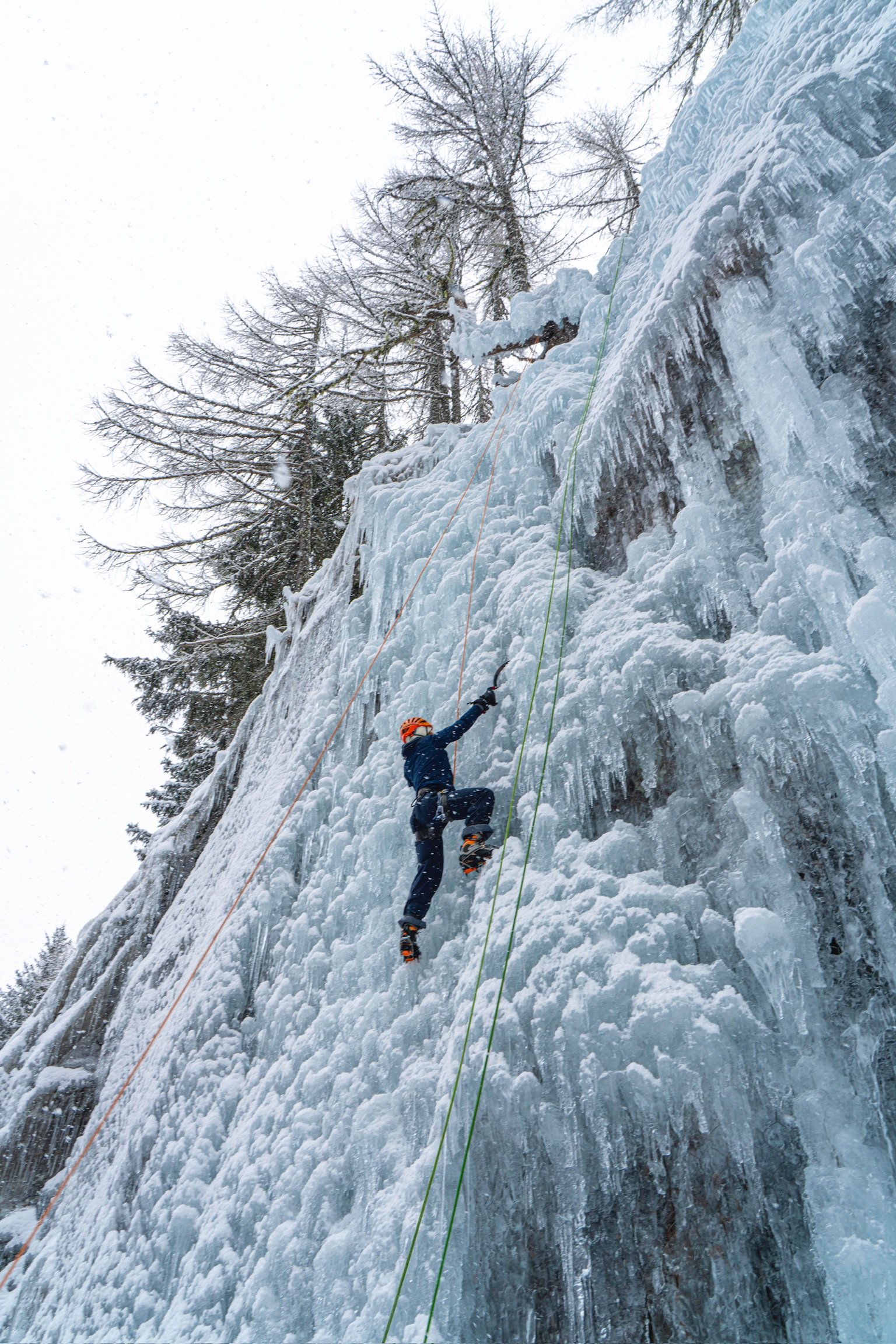 mountain days - intro to ice-climbing