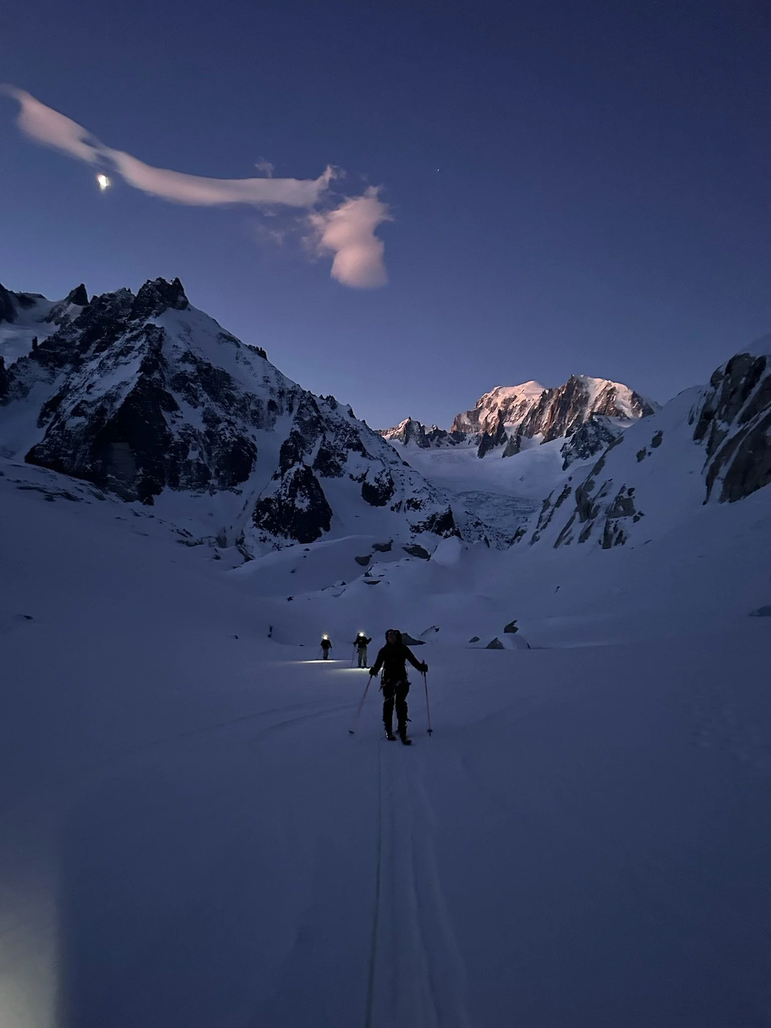 2nd march - moonlight hike & apéro