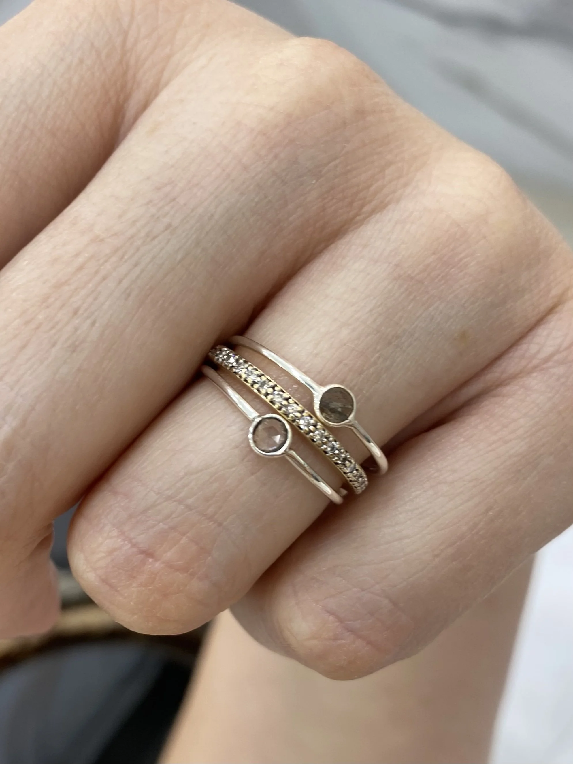 Sterling Silver Stacking Rings