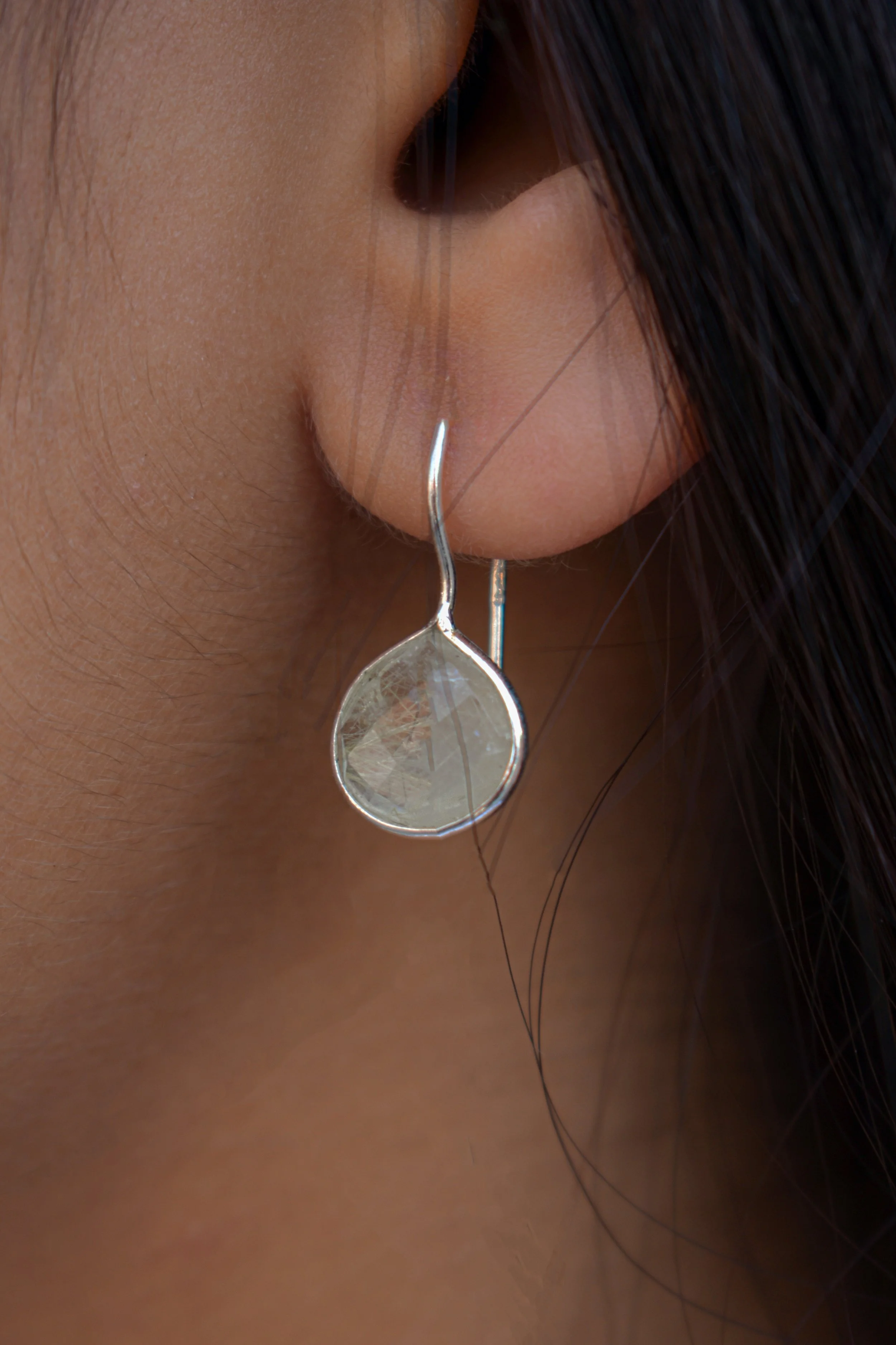 Moonstone Drop Earrings