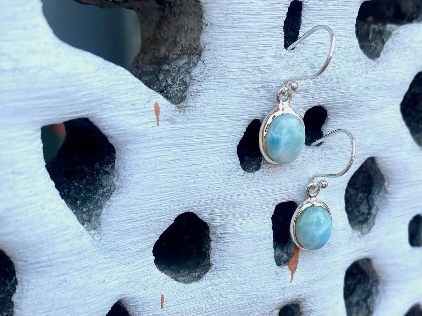 Larimar Drop Earrings