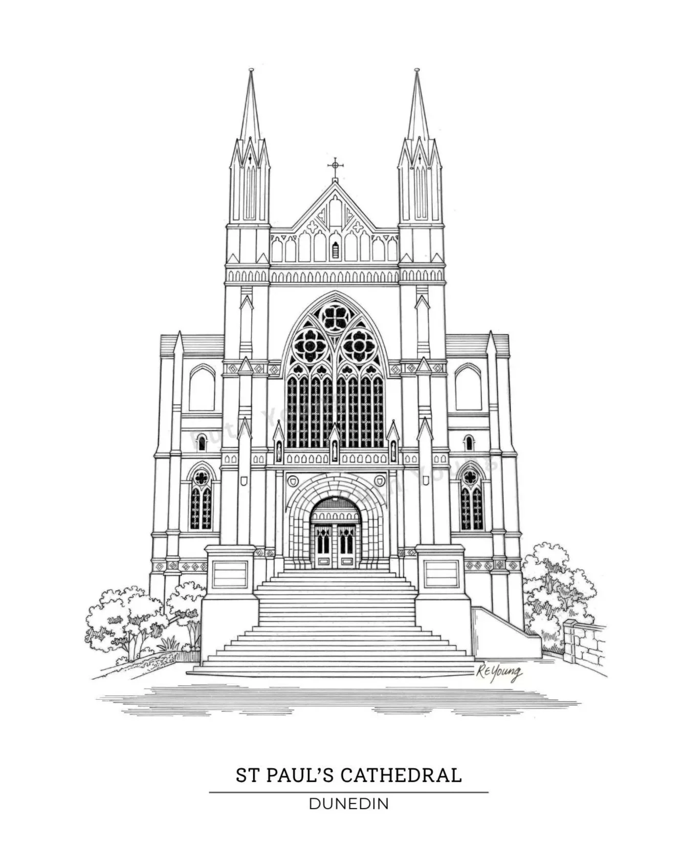 St Paul's Cathedral, Anglican Church in the heart of Dunedin