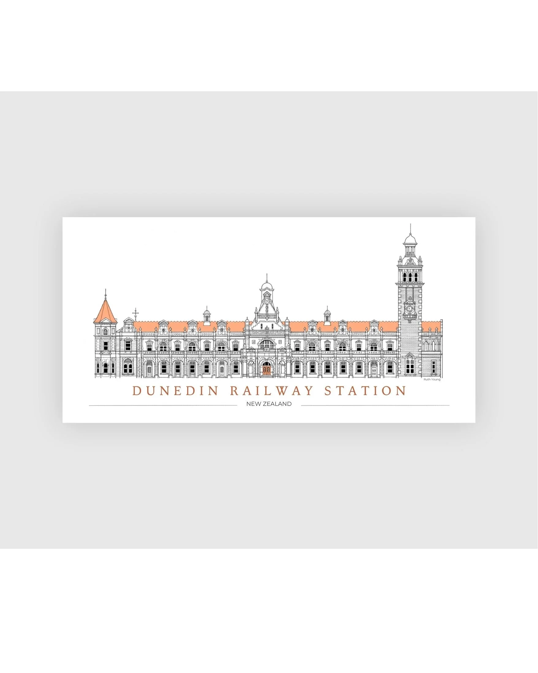 Dunedin Railway Station - Print