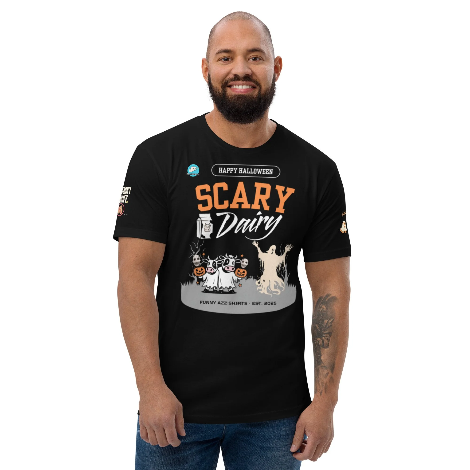 Halloween Edition “Scary Dairy” Short Sleeve T-shirt