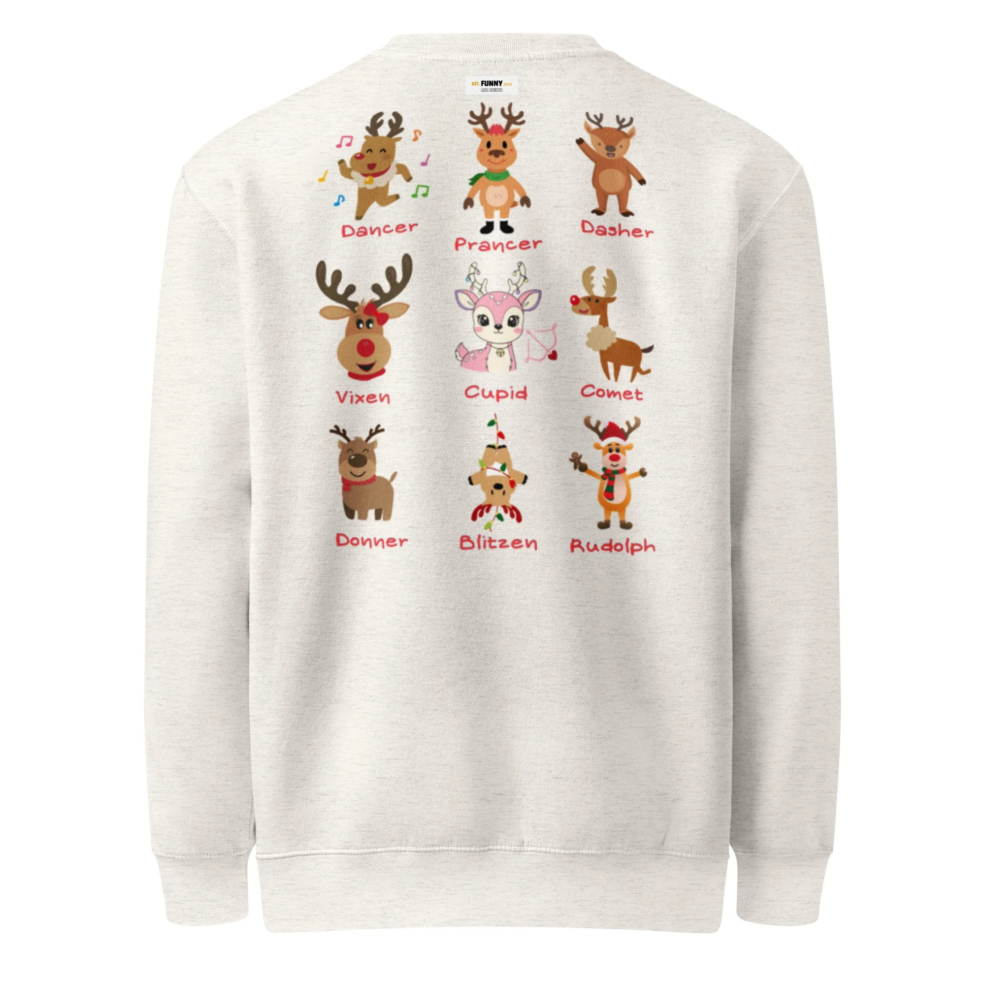 Unisex premium "Make it Reindeer " crew neck UGLY Christmas Sweater