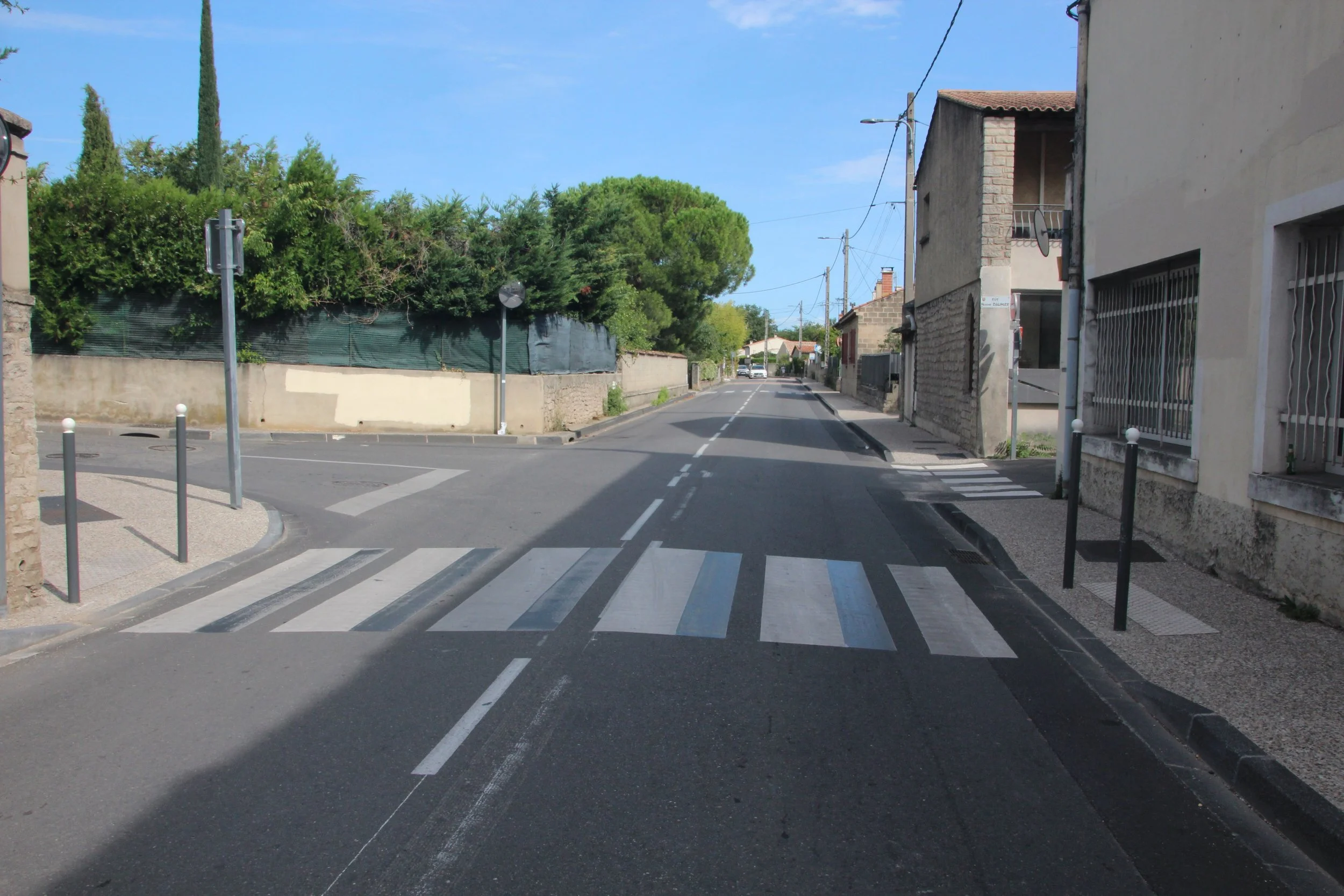 Avenue du Pont des fontaines - Rénovation de tout les réseaux, du bitume et création d'un trottoir large