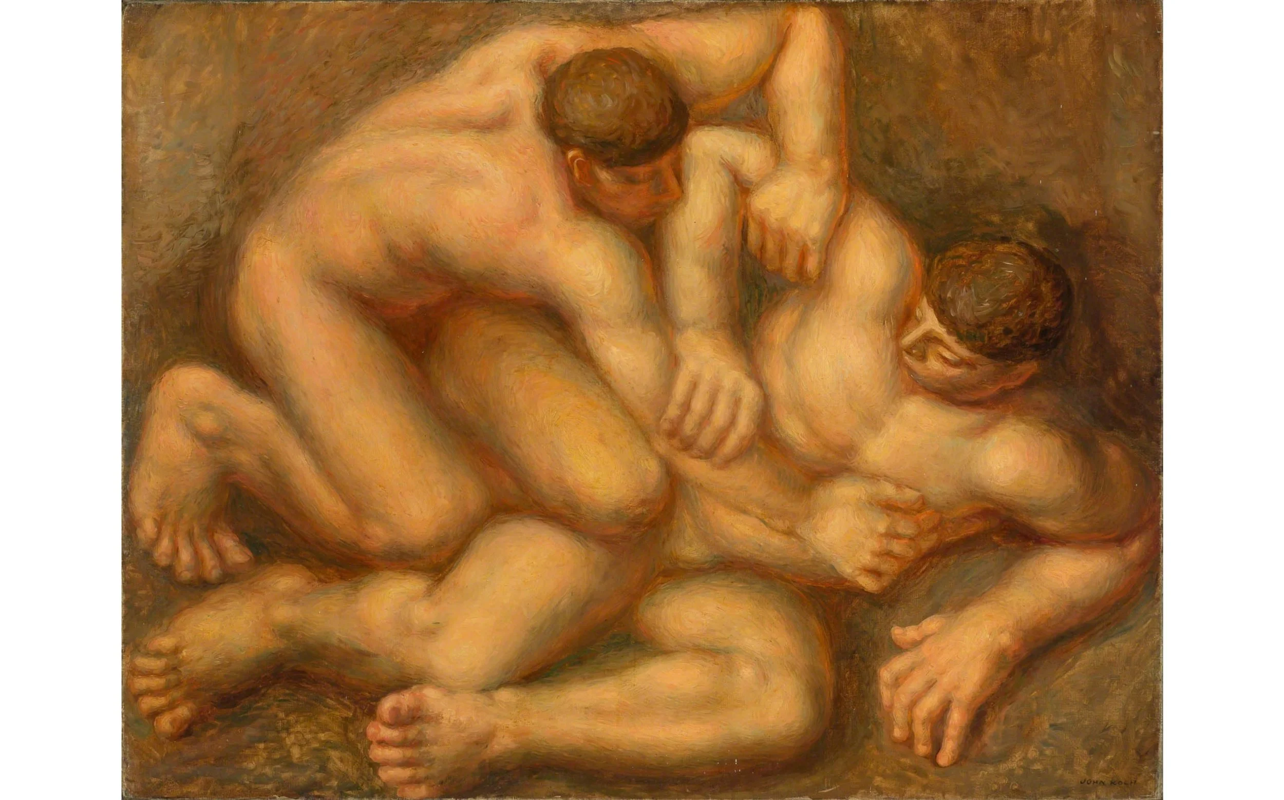 Cuerpos entrelazados
Pintura