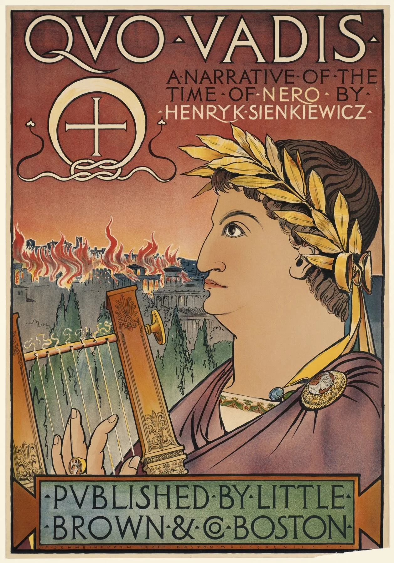 Quo vadis
Julius A. Schweinfurth · 1897 · Litografía en color