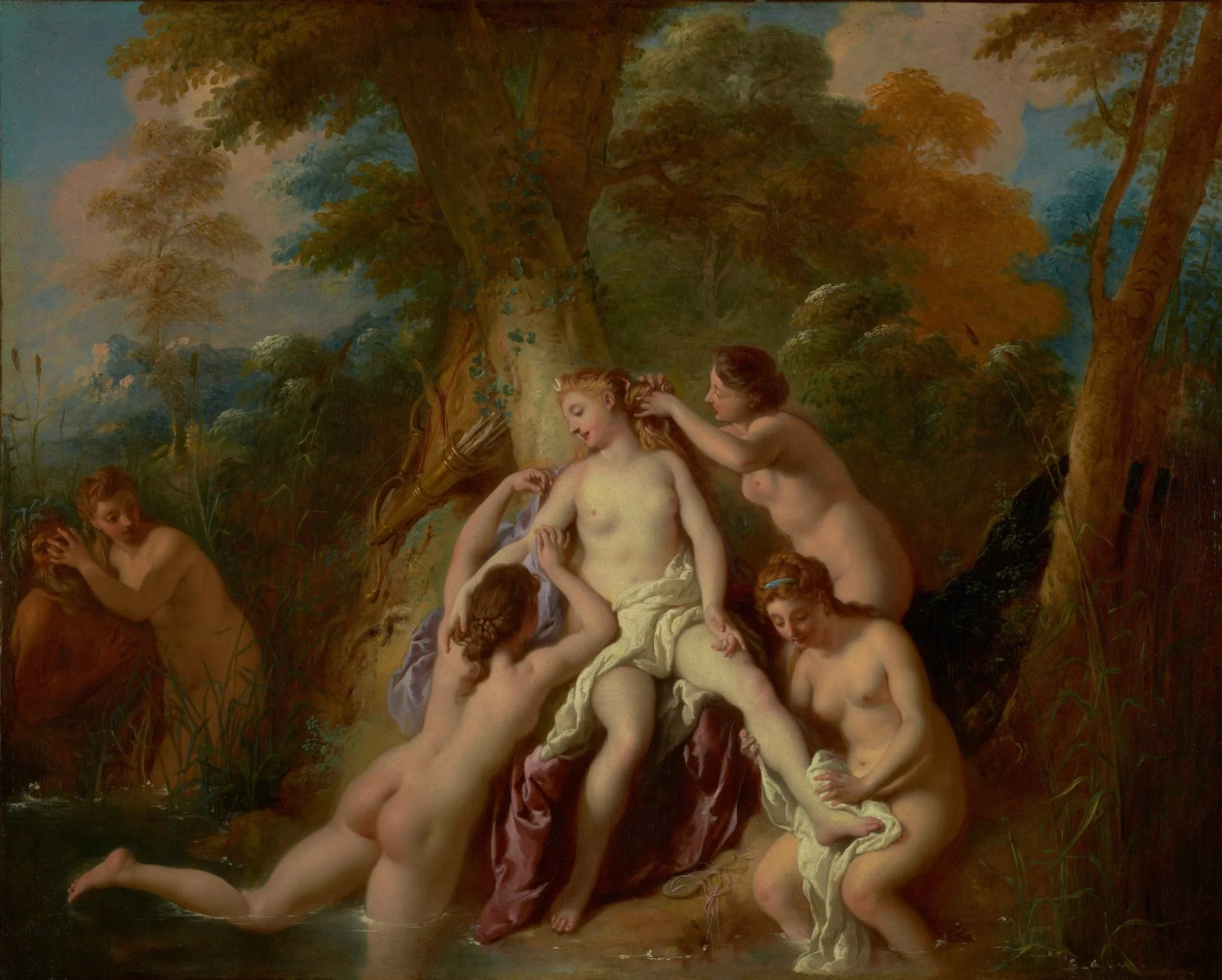 Gestos de cuidado
Jean-François de Troy · 1722–1724 · Óleo sobre lienzo