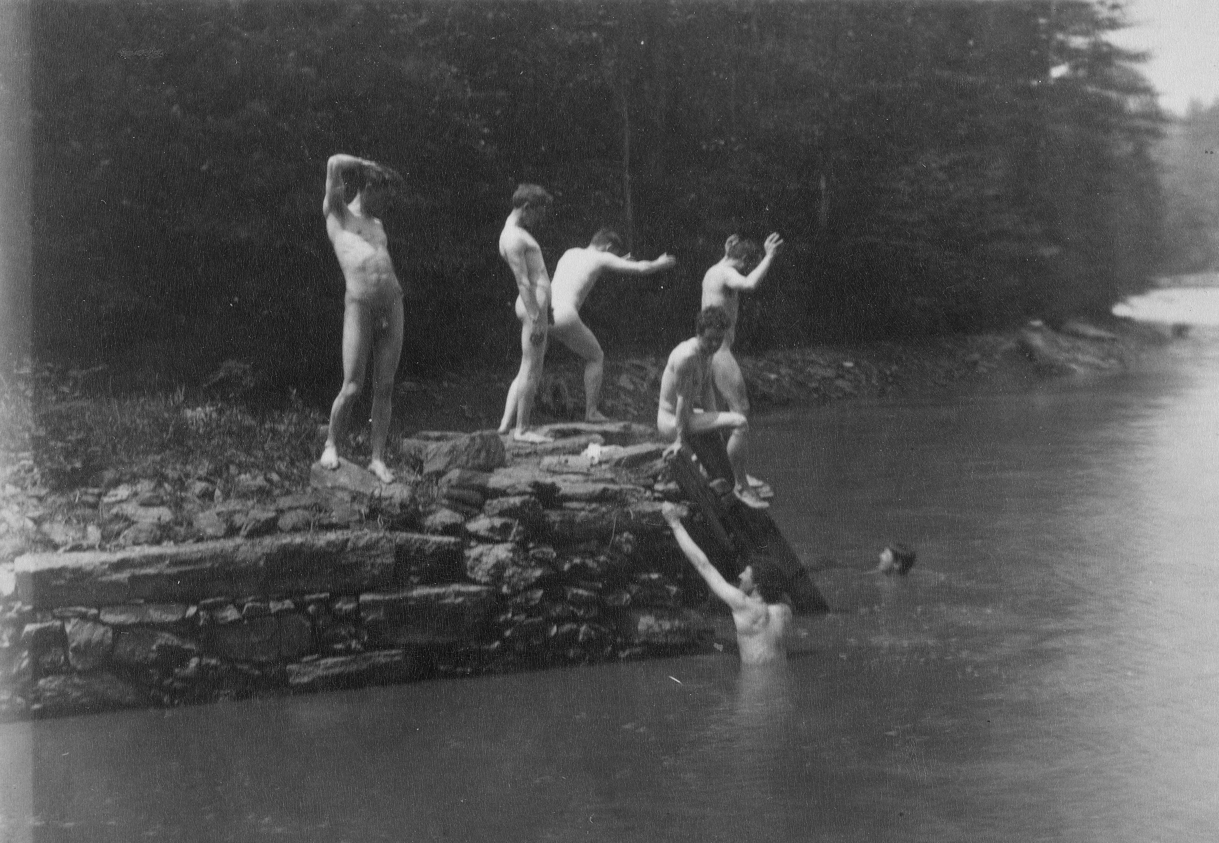 Male Figures at the Site of “Swimming”