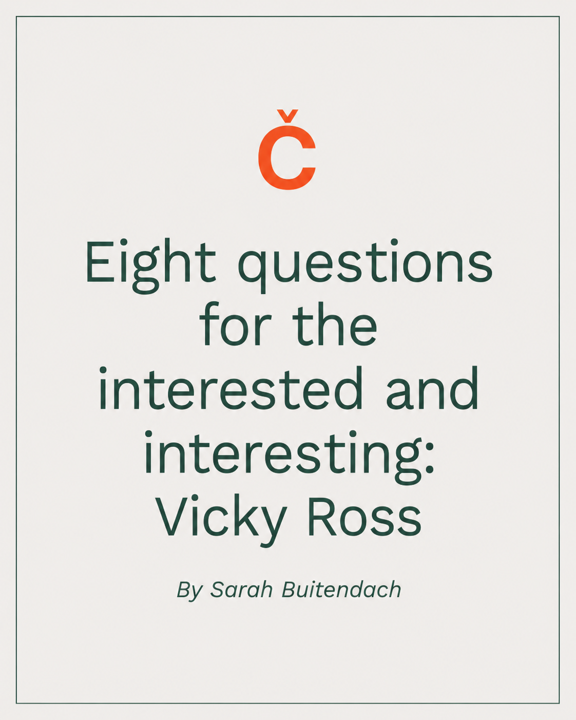 Eight Questions