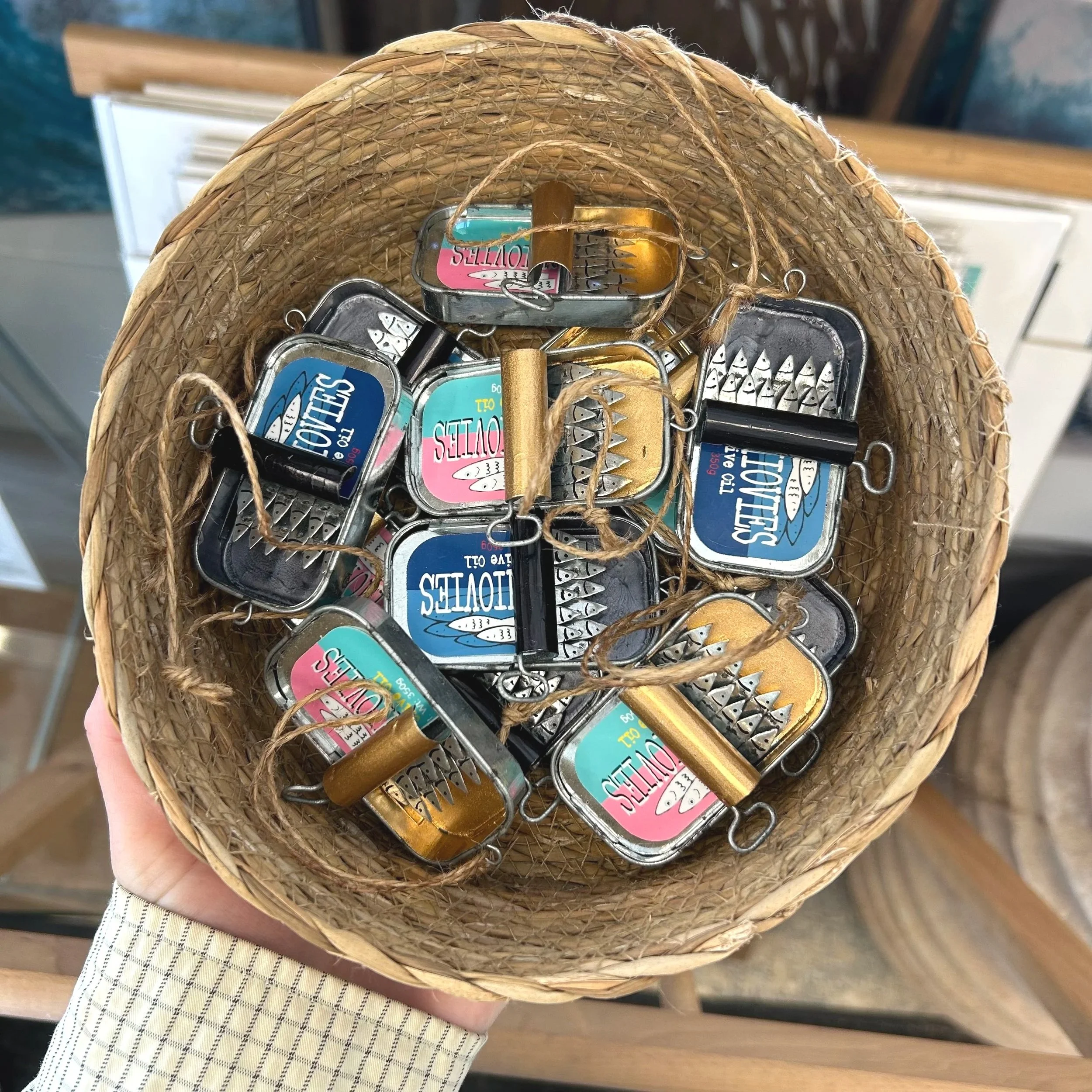 Ornamental Anchovy Can