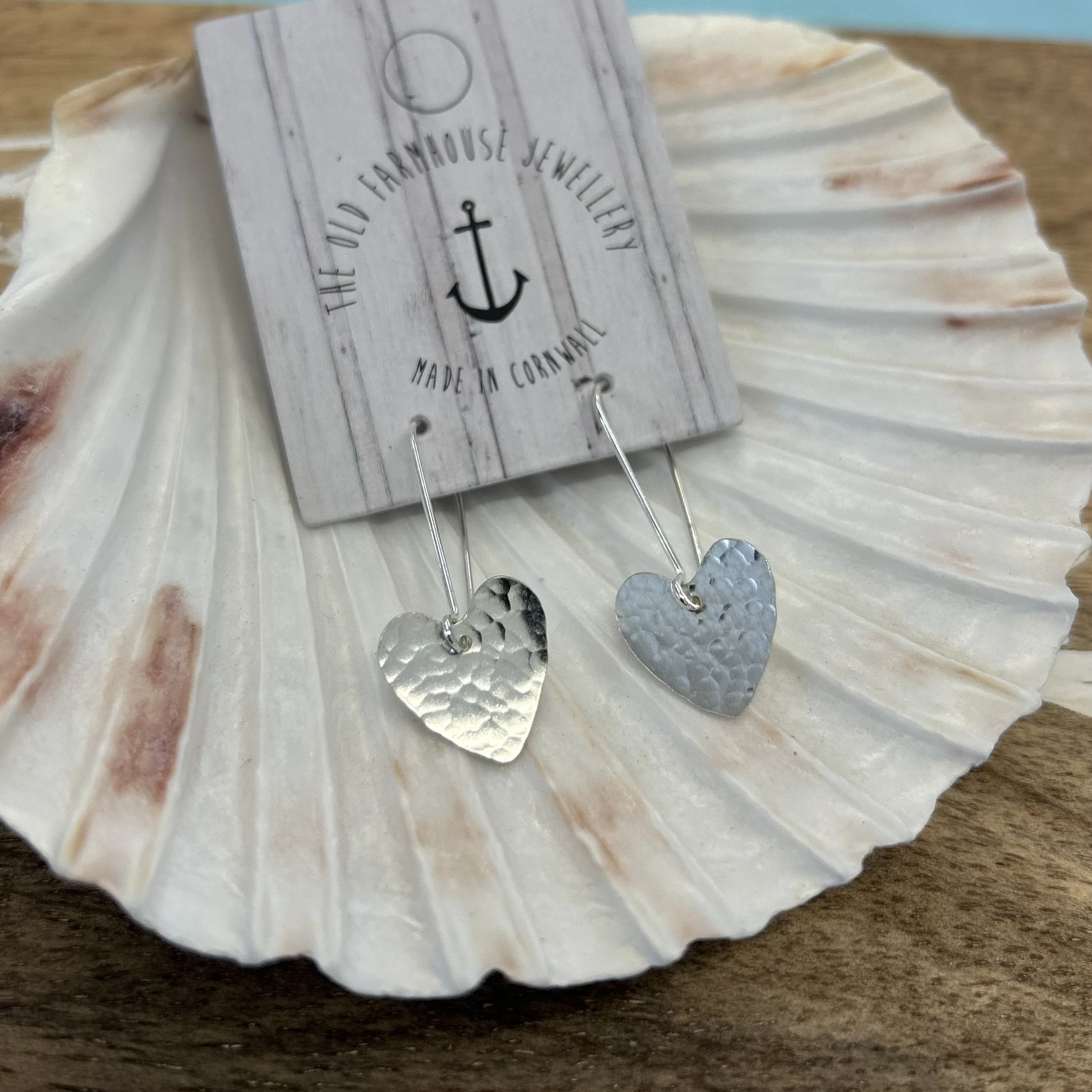 Heart Shape Kidney Hook Earrings