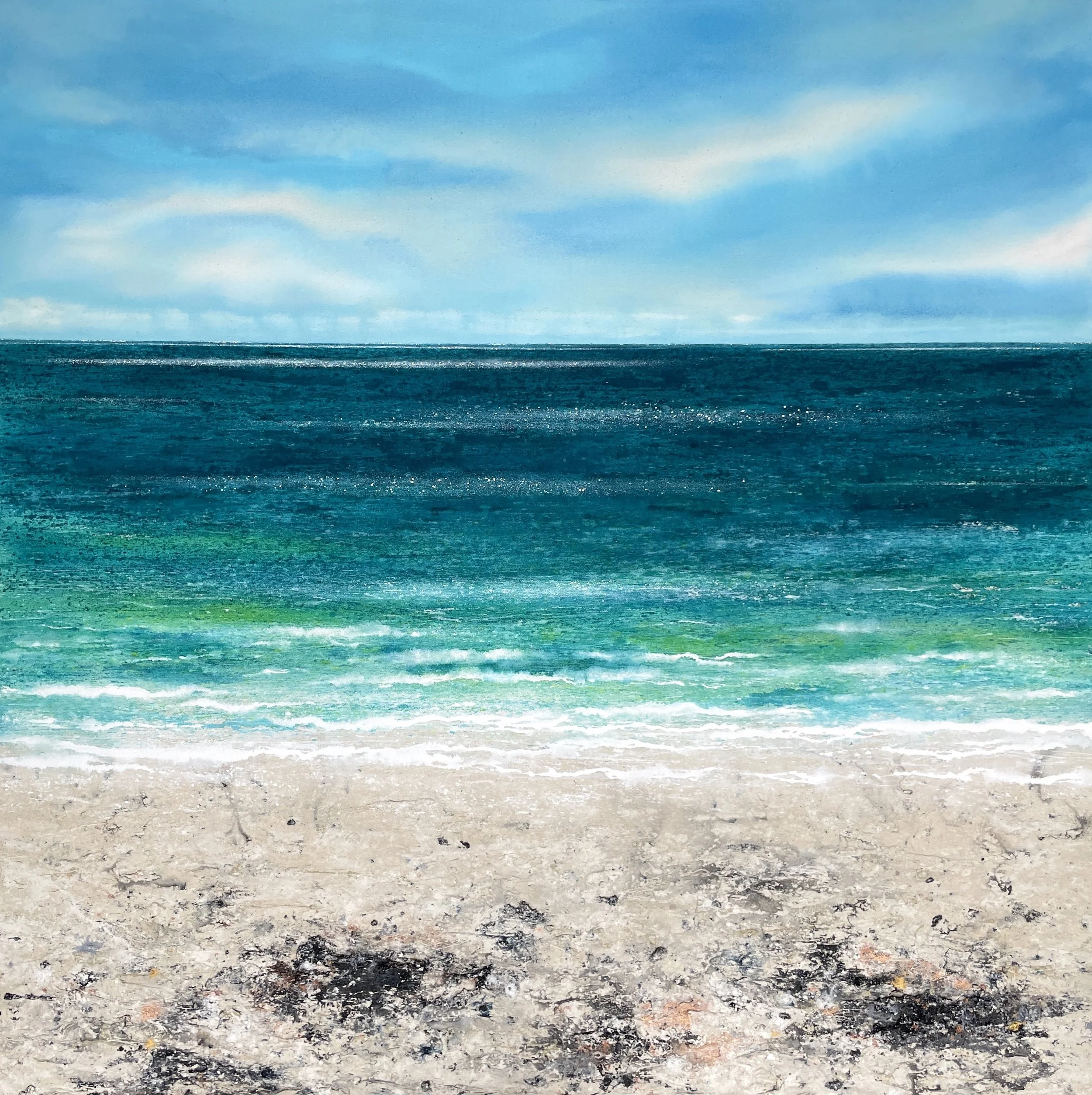 For A Moment Everything Else Felt Forgotten 100x100cm Acrylic & Mixed Media on Unprimed Canvas .jpg