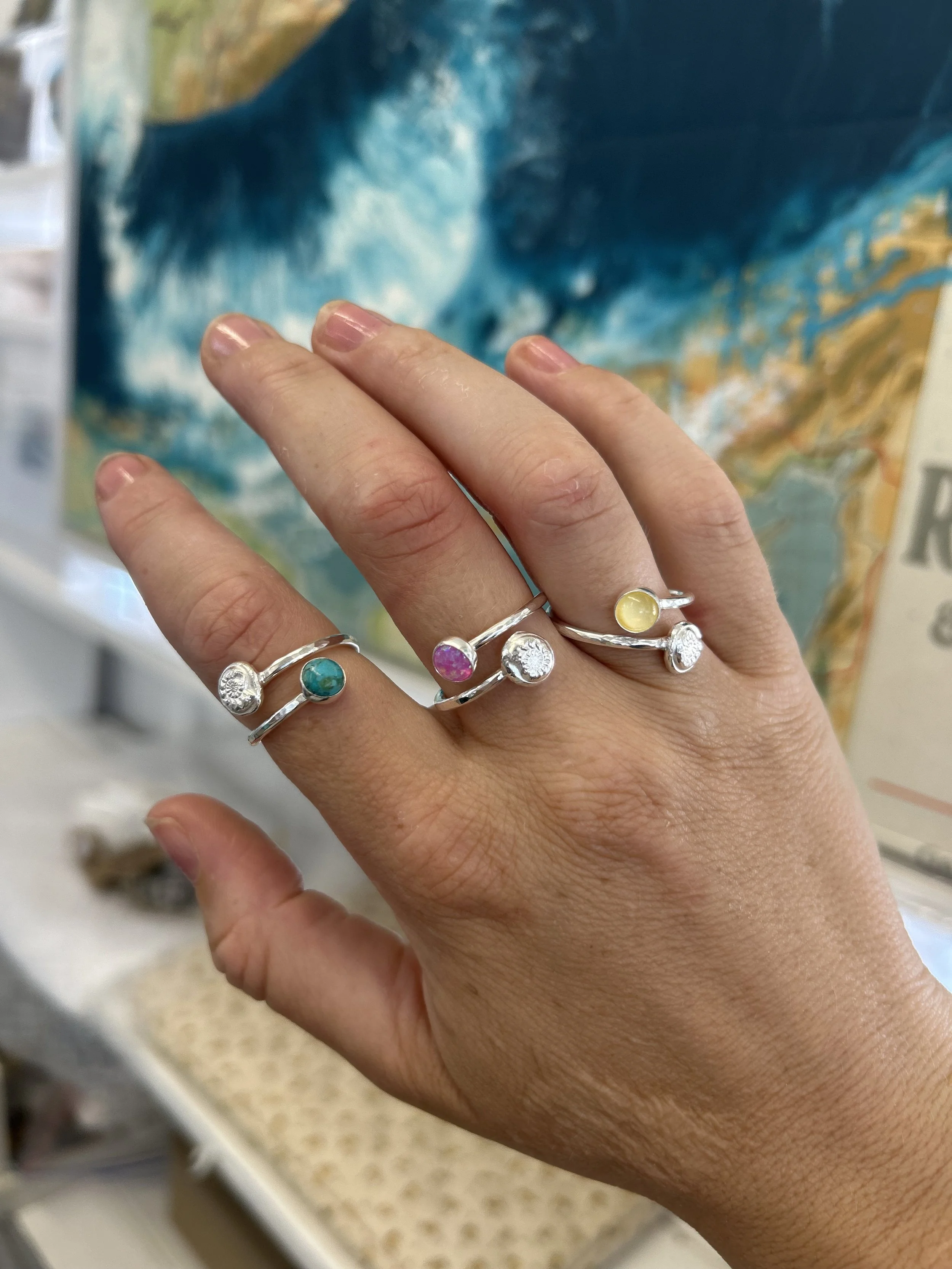 Rockpool Twisted Ring