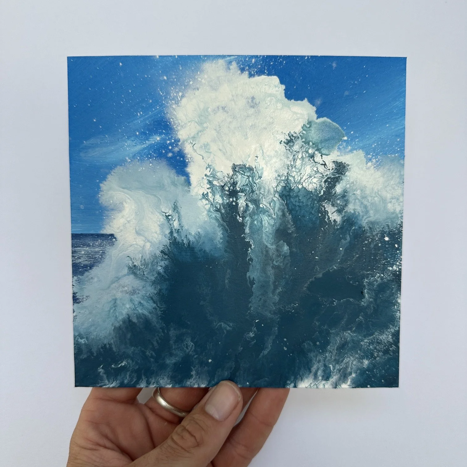 Small Unframed Painting Study No.8