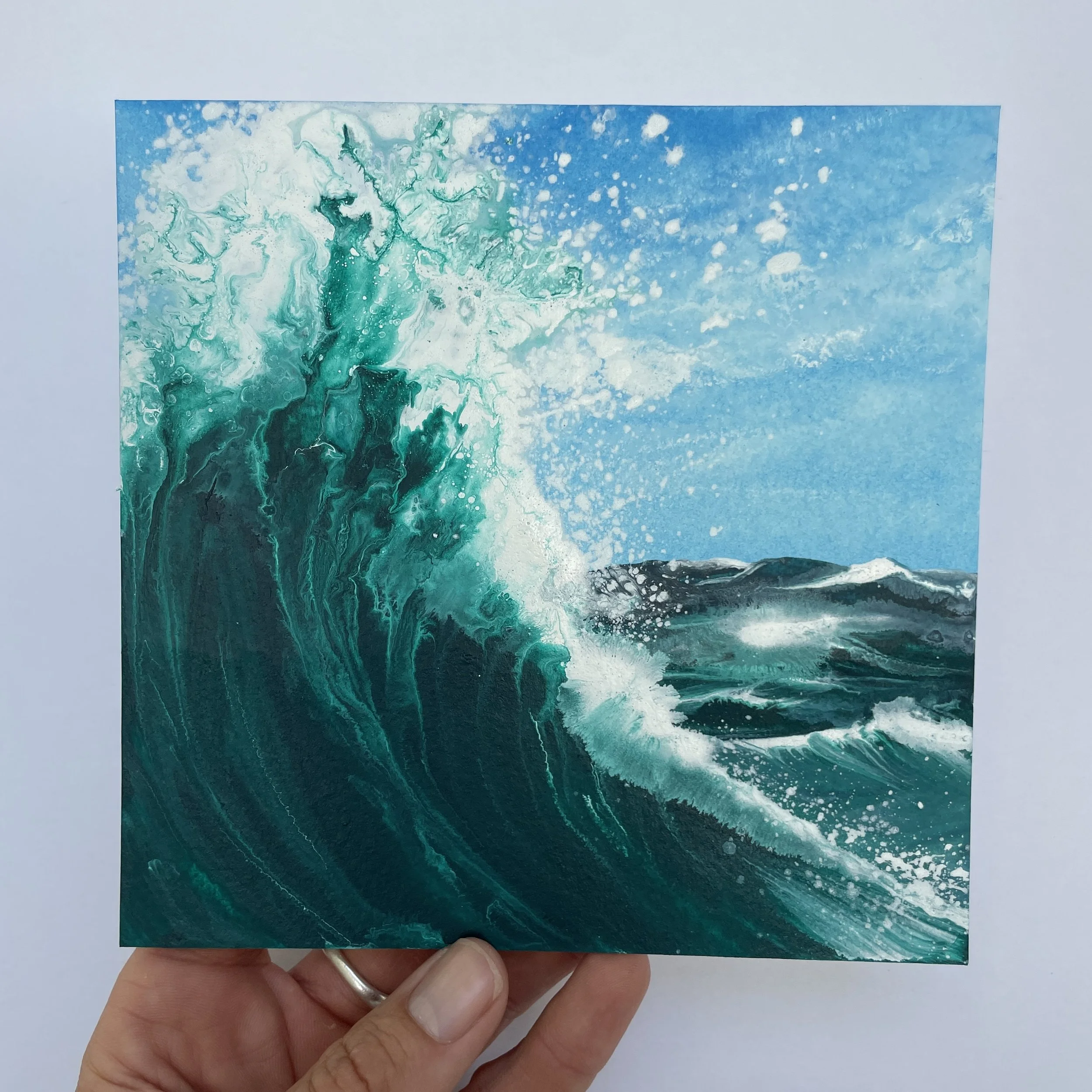 Small Unframed Painting Study No.13