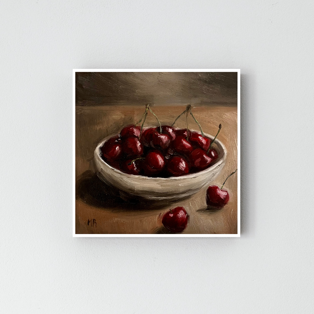 "A Bowl Of Cherries" | Giclee Print