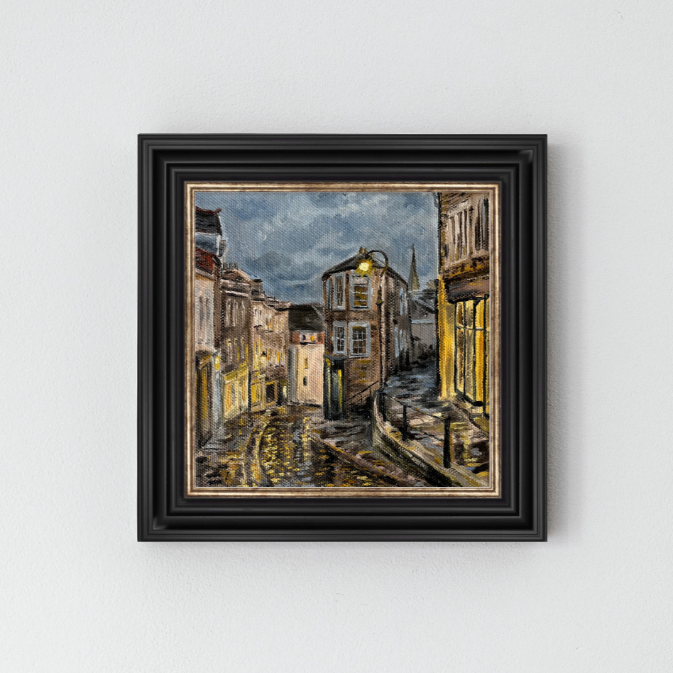 Evening Light On Catherine Hill | Original Oil Painting