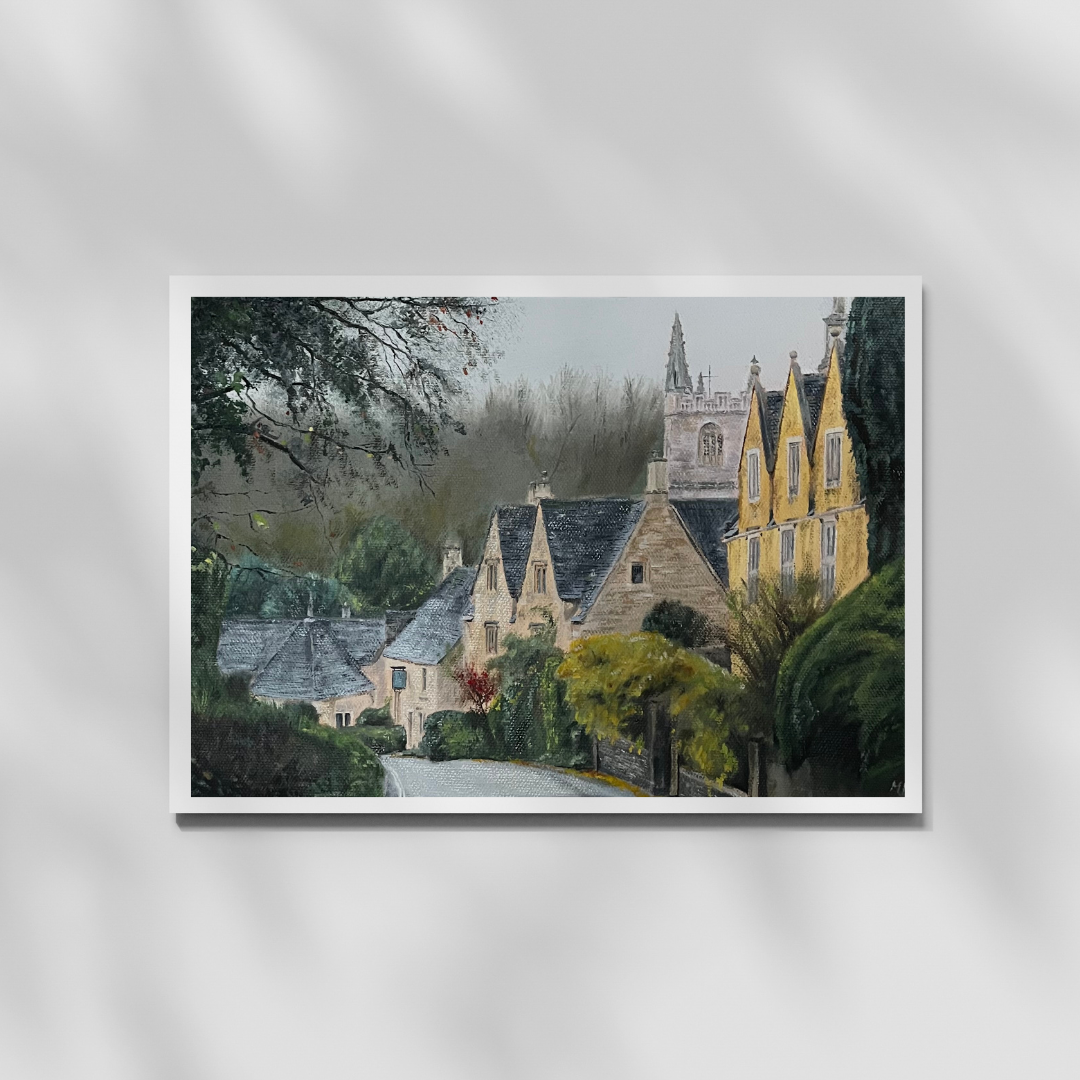 Print of "Castle Combe, Wiltshire"