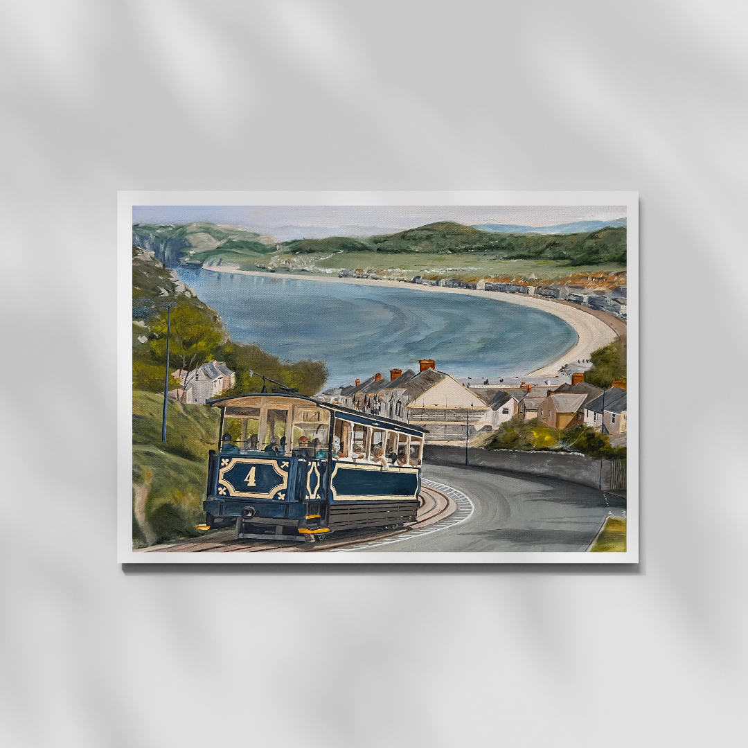 Print of Original Oil Painting - A Llandudno Seascape
