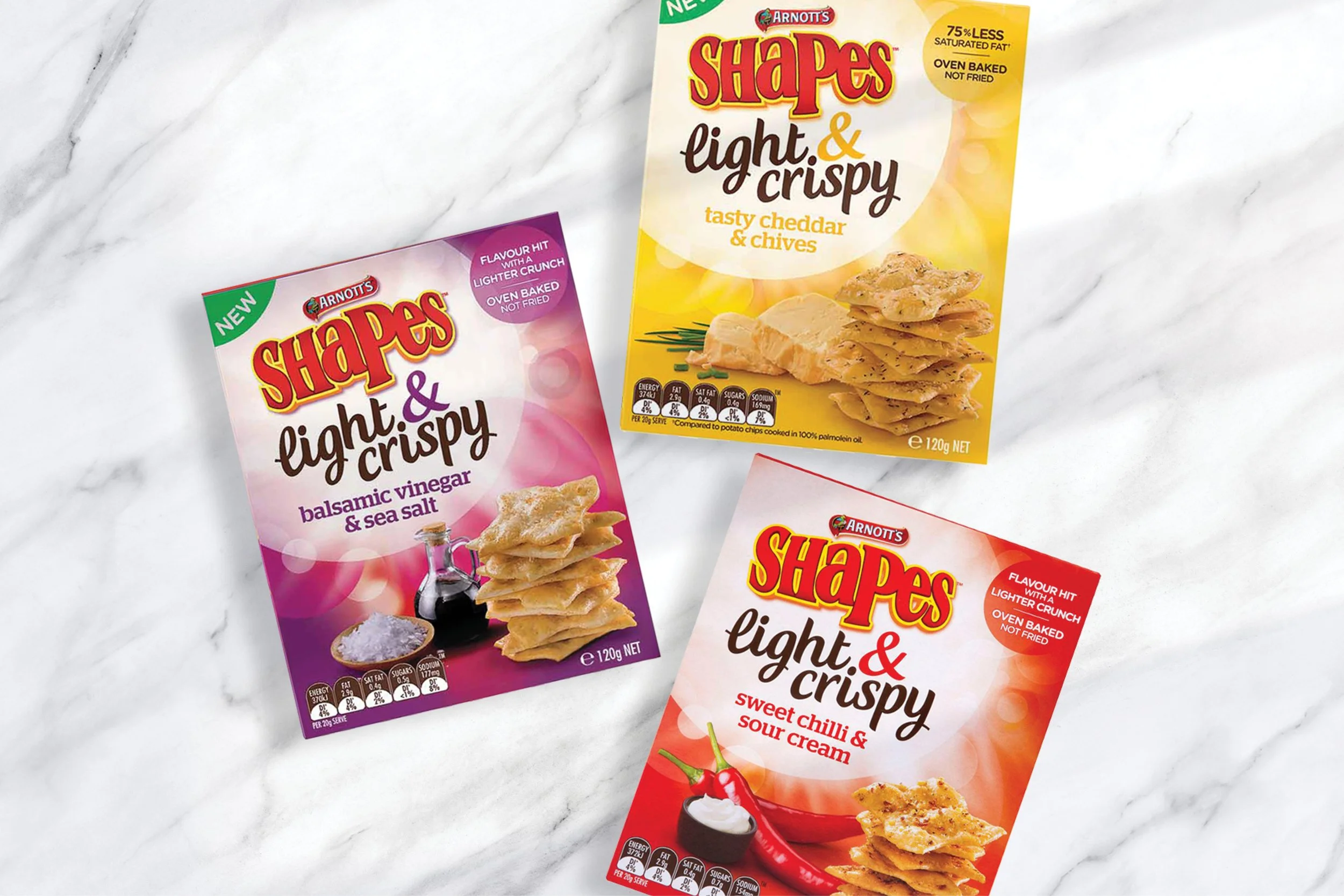 Arnott's Shapes Light & Crispy