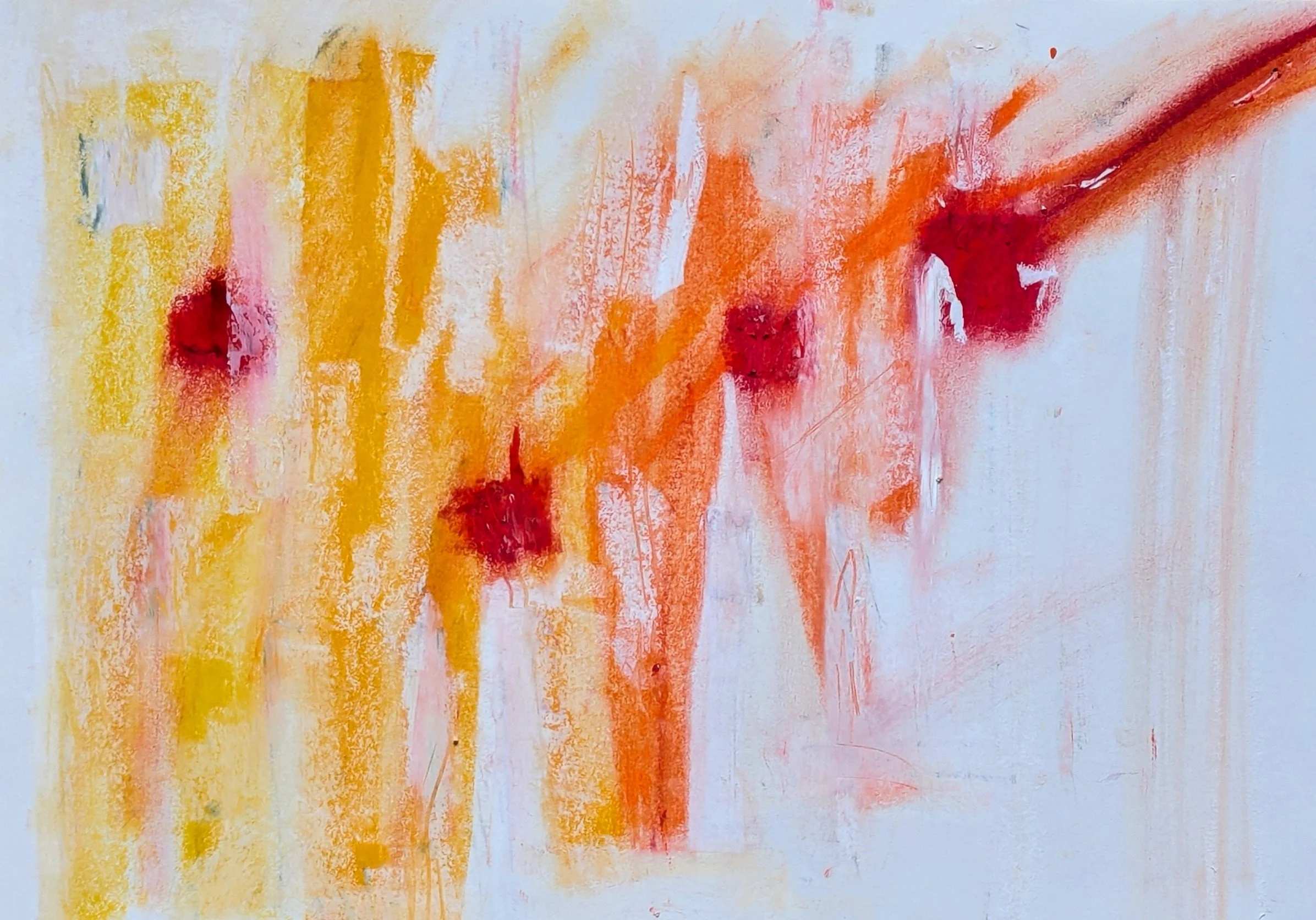 Libretto della Risata. 2026. Pastels on paper, 41 x 30 cm/ 16 x 12 in.