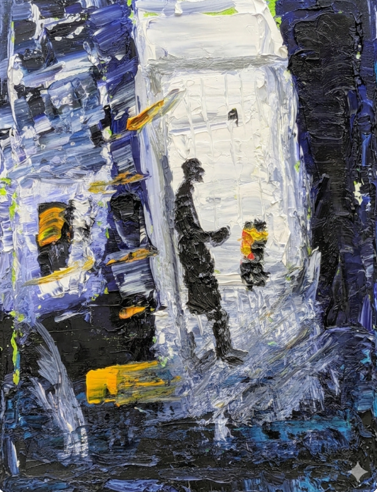 Fédor Dostoïevski, 2024, oil on canvas, 41 x 30 cm/ 16 x 12 in.