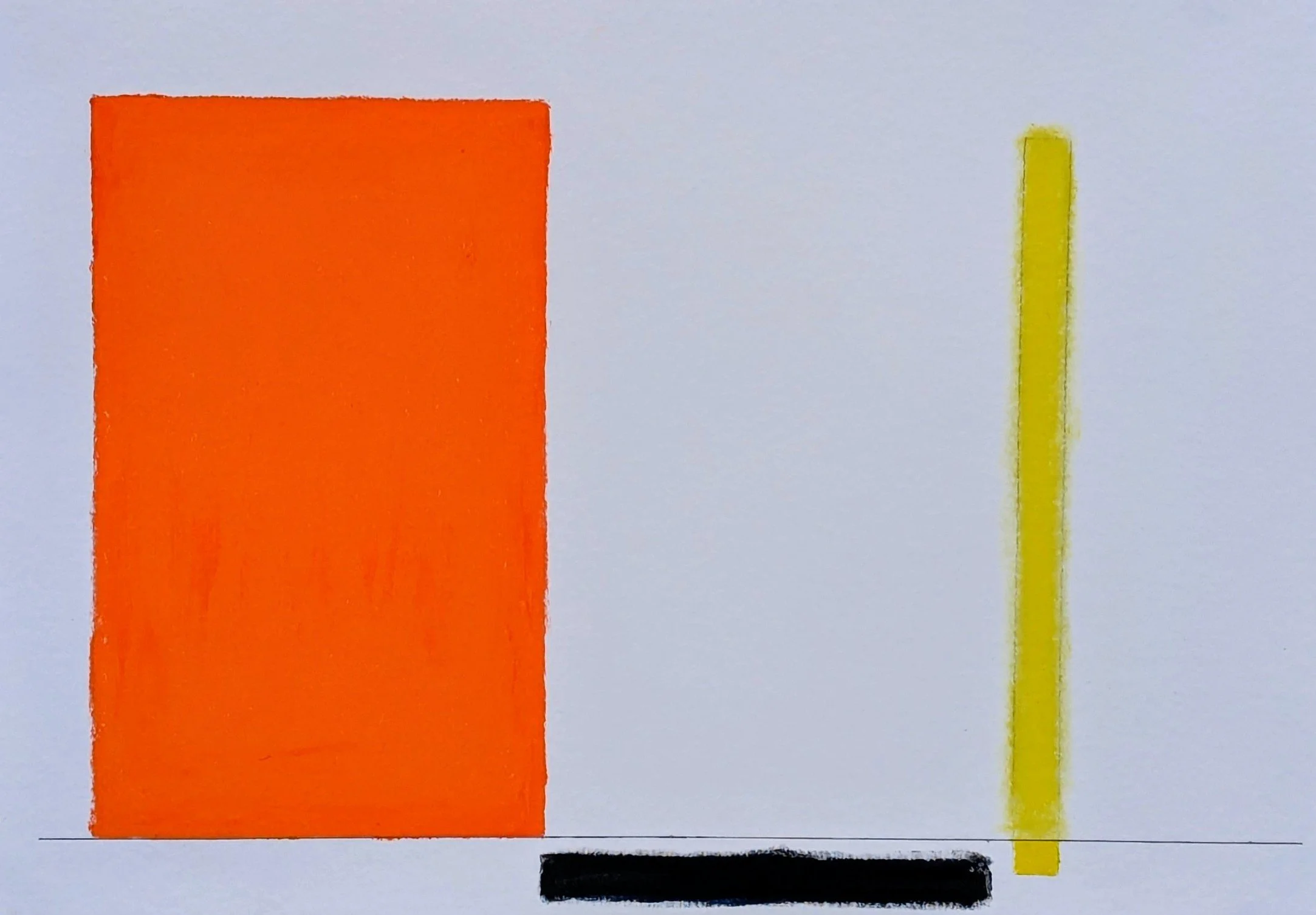 Force Masculine. 2023. Pastels on paper, 58 x 46 cm/ 23 x 18 in.