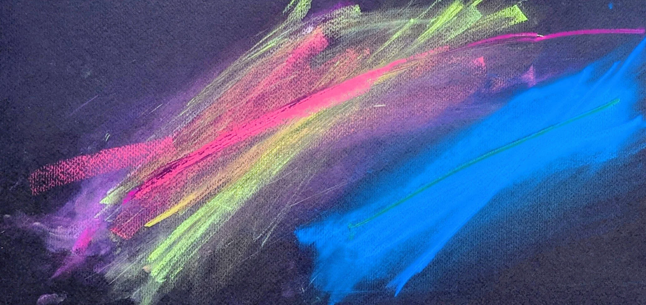 La Borsa di Roma - Quadriptych 1/4, from the series  Michelangelo Antonioni, based on The Eclipse (1962).  2026. Pastels on paper, 70 x 33 cm/ 27.5 x 13 in.